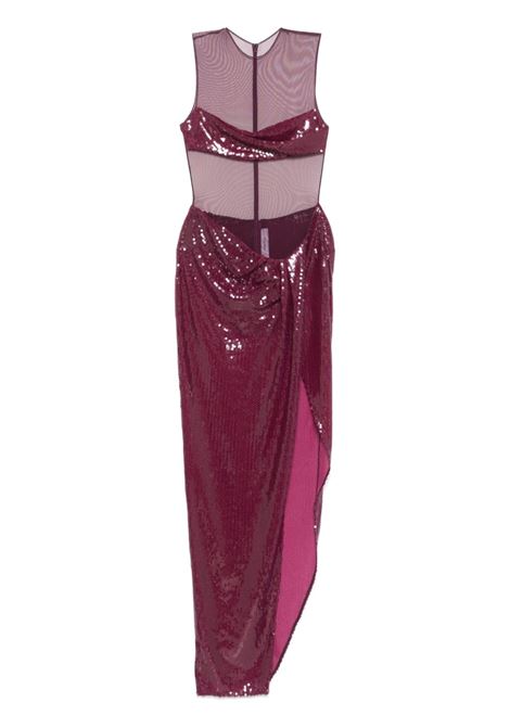 Purple sequin-embellished maxi dress Alex perry - women ALEX PERRY | D1428PLM